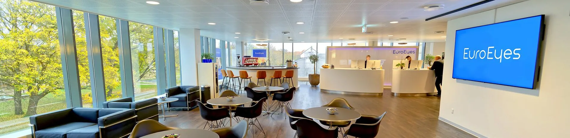 Lounge- og venteområdet i klinikken i København