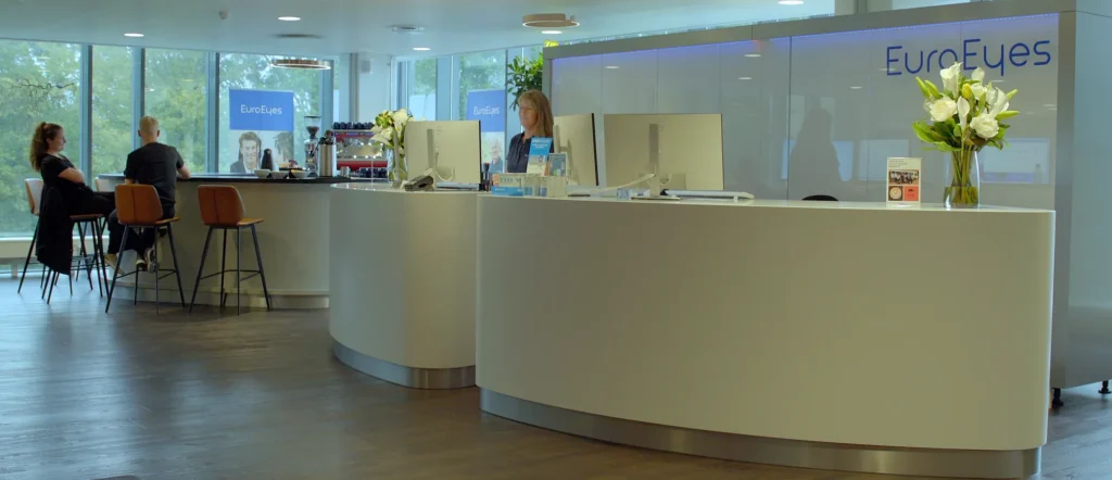 Receptionen hos EuroEyes